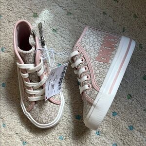 DKNY toddler high top sneakers